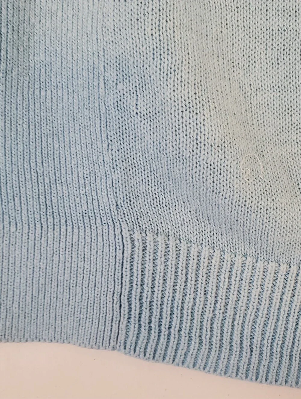 Women's J. Crew Blue Linen Cotton Pullover‎ Jumper Sweater Knit Top Size Small
